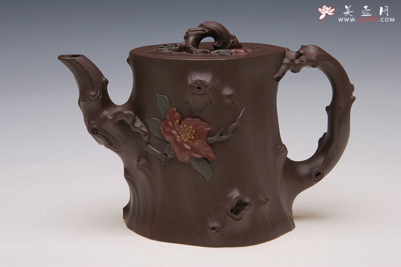 紫砂壶图片：映山红壶 - 宜兴紫砂壶网