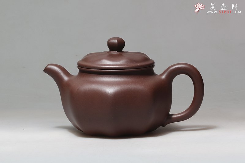 紫砂壶图片：八角莲子 - 宜兴紫砂壶网