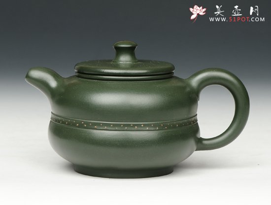 紫砂壶图片：绿缘壶 - 宜兴紫砂壶网