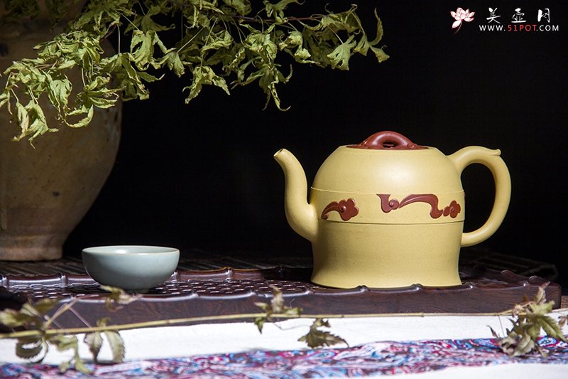 紫砂壶图片：碧彩流云 - 宜兴紫砂壶网