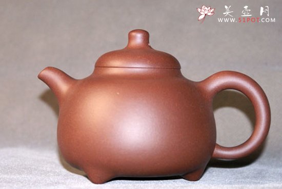 紫砂壶图片：三脚乳鼎 - 宜兴紫砂壶网
