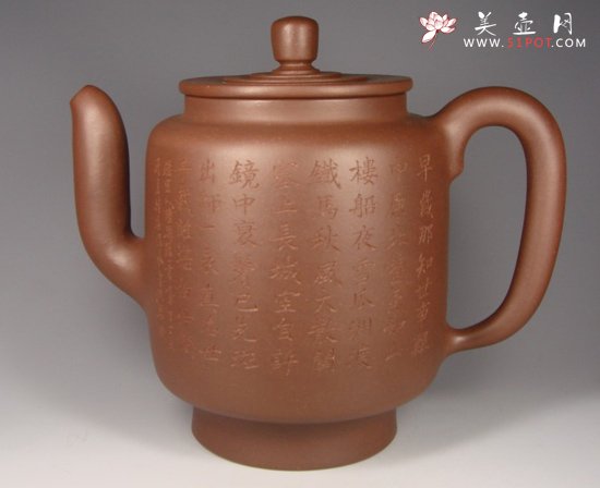 紫砂壶图片：古莲壶 - 宜兴紫砂壶网