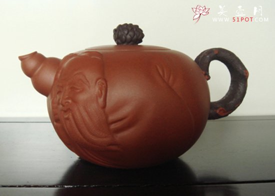 紫砂壶图片：寿星（大品） - 宜兴紫砂壶网