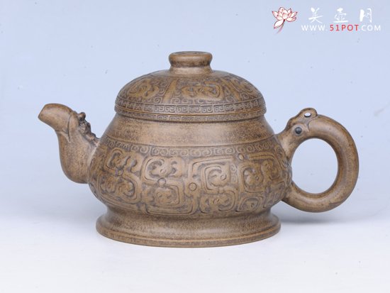 紫砂壶图片：龙鼎青铜 作者：范其华 - 宜兴紫砂壶网