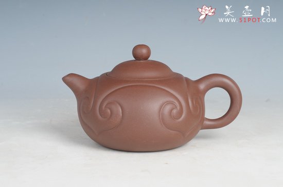 紫砂壶图片：四方如意 (1) - 宜兴紫砂壶网