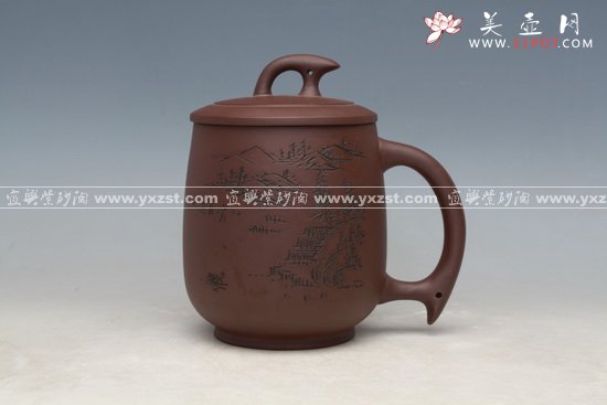 紫砂壶图片：龙山杯 - 宜兴紫砂壶网