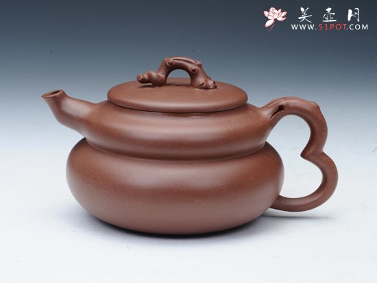 紫砂壶图片：葫芦 360CC - 宜兴紫砂壶网