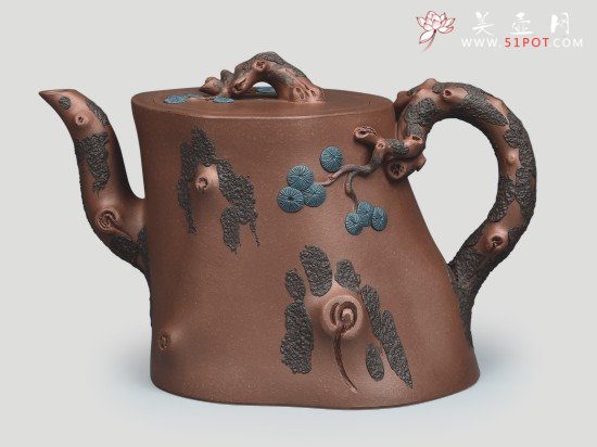 紫砂壶图片：松桩 - 宜兴紫砂壶网