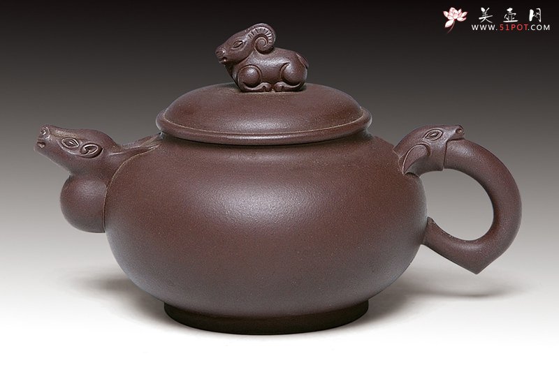 紫砂壶图片：三阳开泰 - 宜兴紫砂壶网
