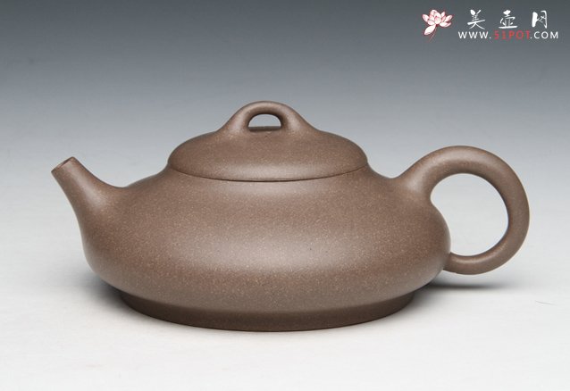 紫砂壶图片：阔底石瓢 - 宜兴紫砂壶网