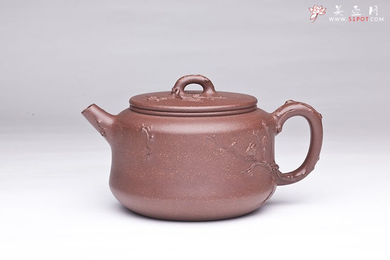紫砂壶图片：咏梅 - 宜兴紫砂壶网