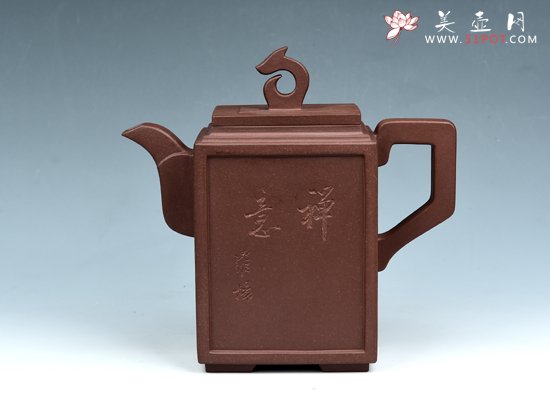 紫砂壶图片：千禧龙方 - 宜兴紫砂壶网