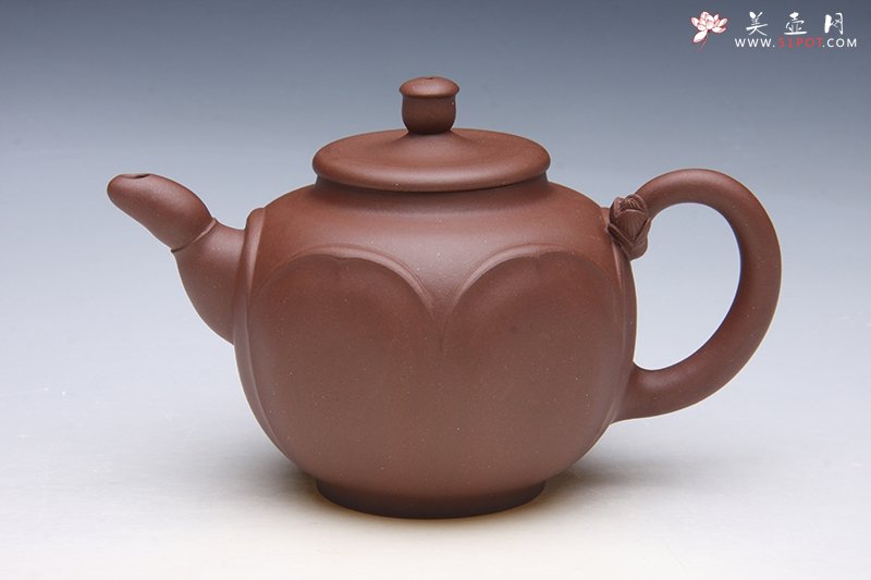 紫砂壶图片：六瓣莲子 - 宜兴紫砂壶网