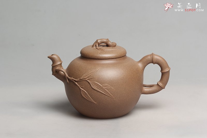 紫砂壶图片：春色系列 逸竹 - 宜兴紫砂壶网