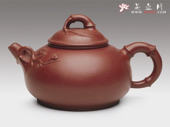 紫砂壶图片：梅竹壶 - 宜兴紫砂壶网
