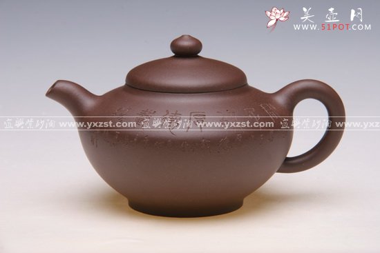 紫砂壶图片：君子怀德250cc - 宜兴紫砂壶网
