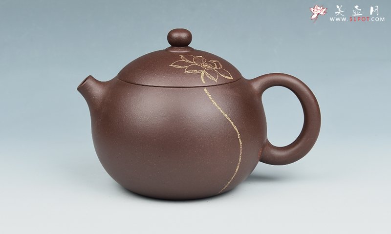 紫砂壶图片：禅意西施壶 - 宜兴紫砂壶网