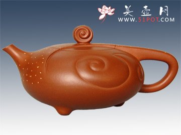 紫砂壶图片：大浪淘沙 - 宜兴紫砂壶网