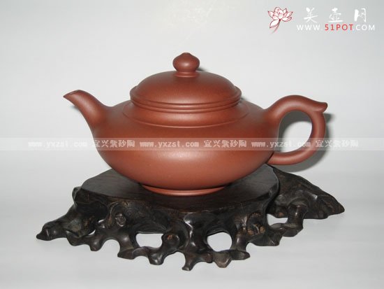 紫砂壶图片：扁樱 - 宜兴紫砂壶网