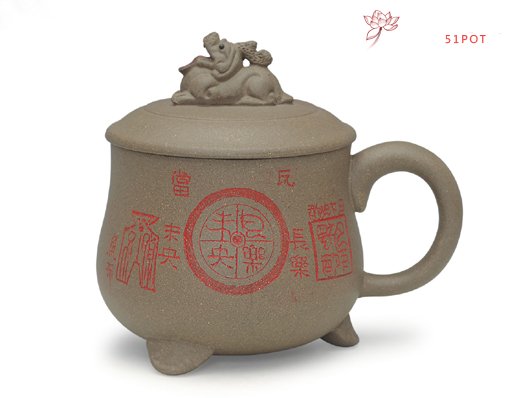 紫砂壶图片：金钱杯 - 宜兴紫砂壶网