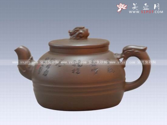 紫砂壶图片：飞龙在天 - 宜兴紫砂壶网