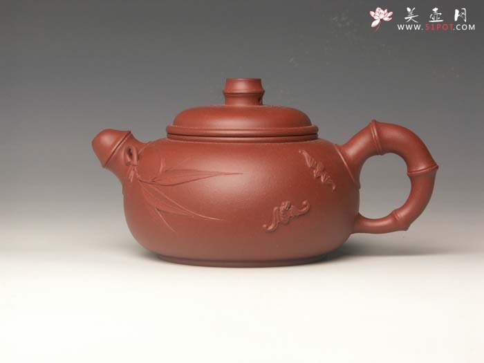 紫砂壶图片：祝福 青水泥 - 宜兴紫砂壶网