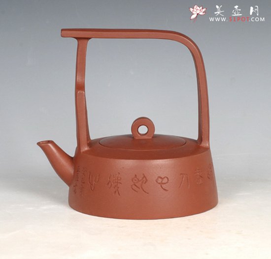 紫砂壶图片：景舟提梁 - 宜兴紫砂壶网