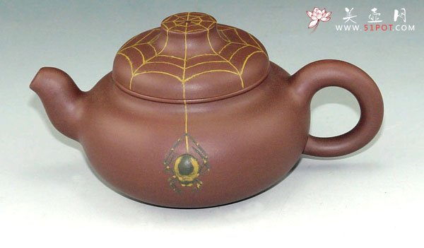 紫砂壶图片：喜从天降 - 宜兴紫砂壶网