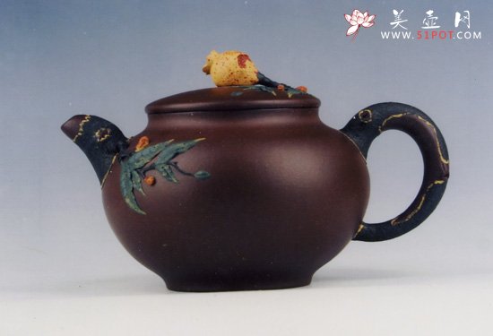 紫砂壶图片：石榴 - 宜兴紫砂壶网