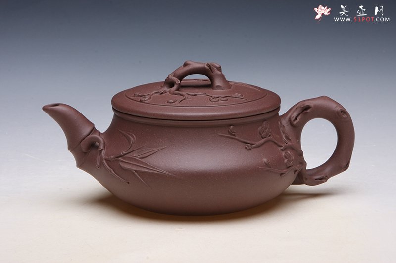 紫砂壶图片：梅竹 - 宜兴紫砂壶网