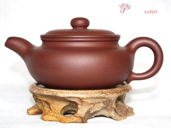 紫砂壶图片：底槽青  仿古壶 - 宜兴紫砂壶网