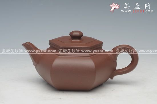 紫砂壶图片：2六方神韵 - 宜兴紫砂壶网