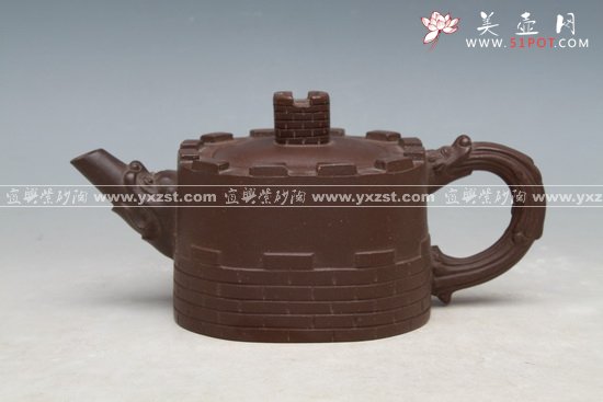 紫砂壶图片：长城烽火台 - 宜兴紫砂壶网