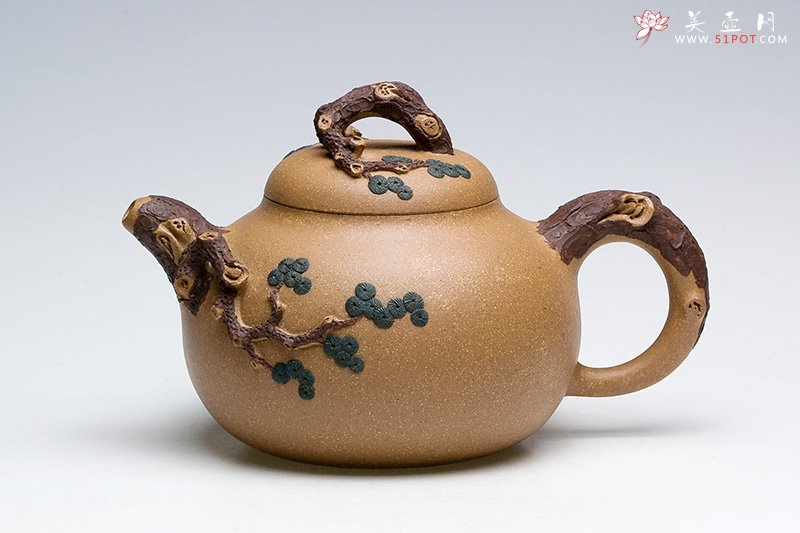 紫砂壶图片：迎客松 - 宜兴紫砂壶网