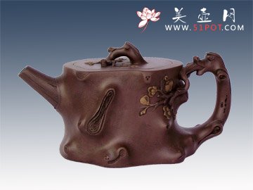 紫砂壶图片：梅桩 - 宜兴紫砂壶网