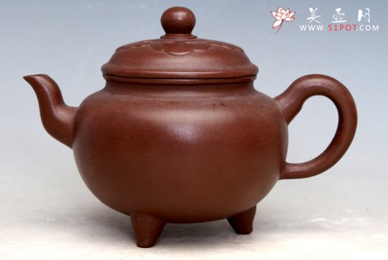 紫砂壶图片：大彬菱花 - 宜兴紫砂壶网