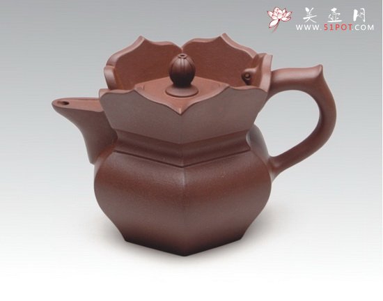 紫砂壶图片：僧帽 - 宜兴紫砂壶网