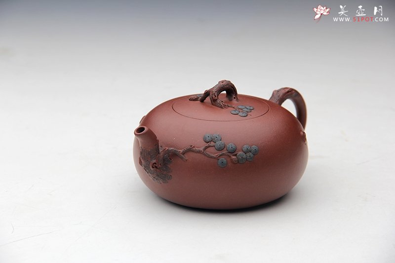 紫砂壶图片：松情雅趣 - 宜兴紫砂壶网