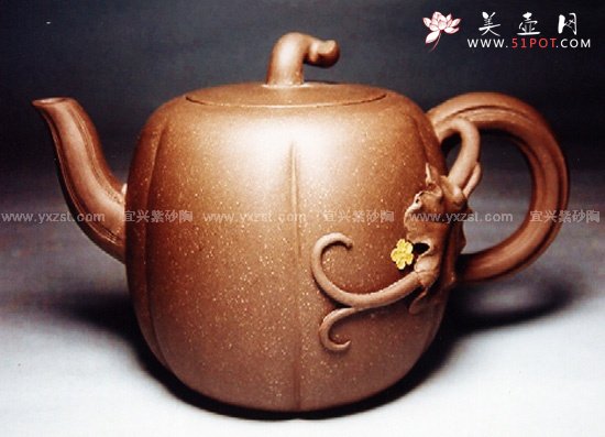 紫砂壶图片：小秀瓜壶 - 宜兴紫砂壶网