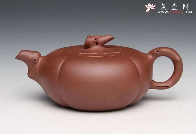 紫砂壶图片：柿子 - 宜兴紫砂壶网