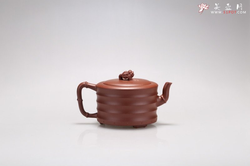 紫砂壶图片：蝉竹 - 宜兴紫砂壶网