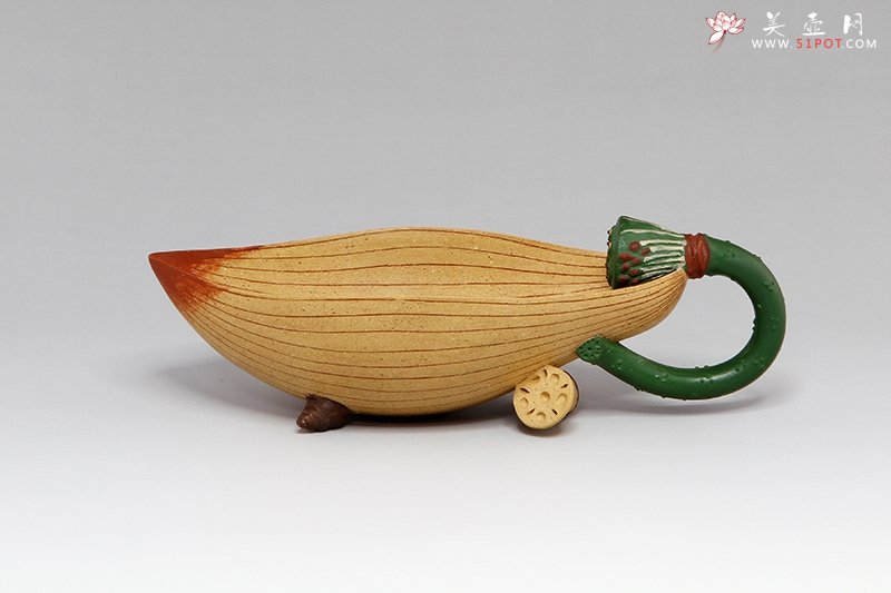 紫砂壶图片：荷花单杯 - 宜兴紫砂壶网