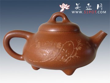 紫砂壶图片：石瓢壶 - 宜兴紫砂壶网