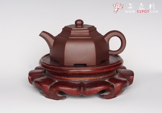紫砂壶图片：六方 - 宜兴紫砂壶网