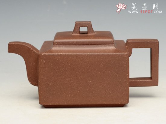 紫砂壶图片：亚明四方  容量：350cc - 宜兴紫砂壶网