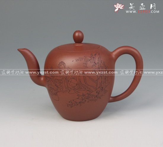 紫砂壶图片：四大美女_贵妃醉酒 - 宜兴紫砂壶网