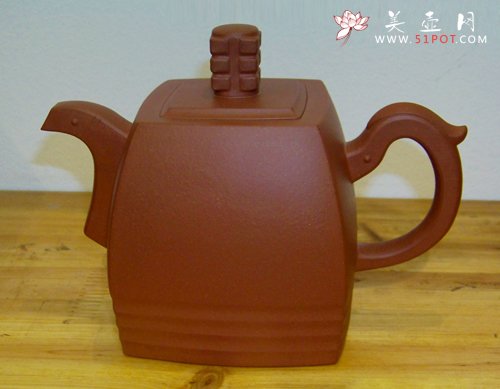 紫砂壶图片：四方青玉 - 宜兴紫砂壶网