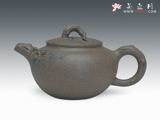 紫砂壶图片：四季常青 - 宜兴紫砂壶网