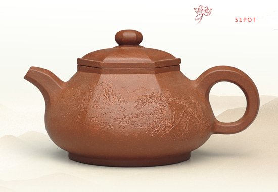 紫砂壶图片：六方神韵 - 宜兴紫砂壶网