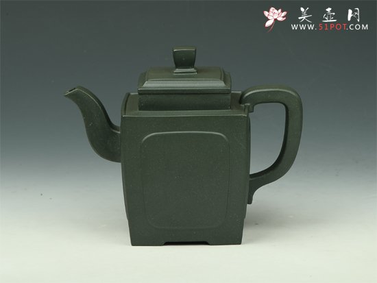 紫砂壶图片：魁四方（小） - 宜兴紫砂壶网